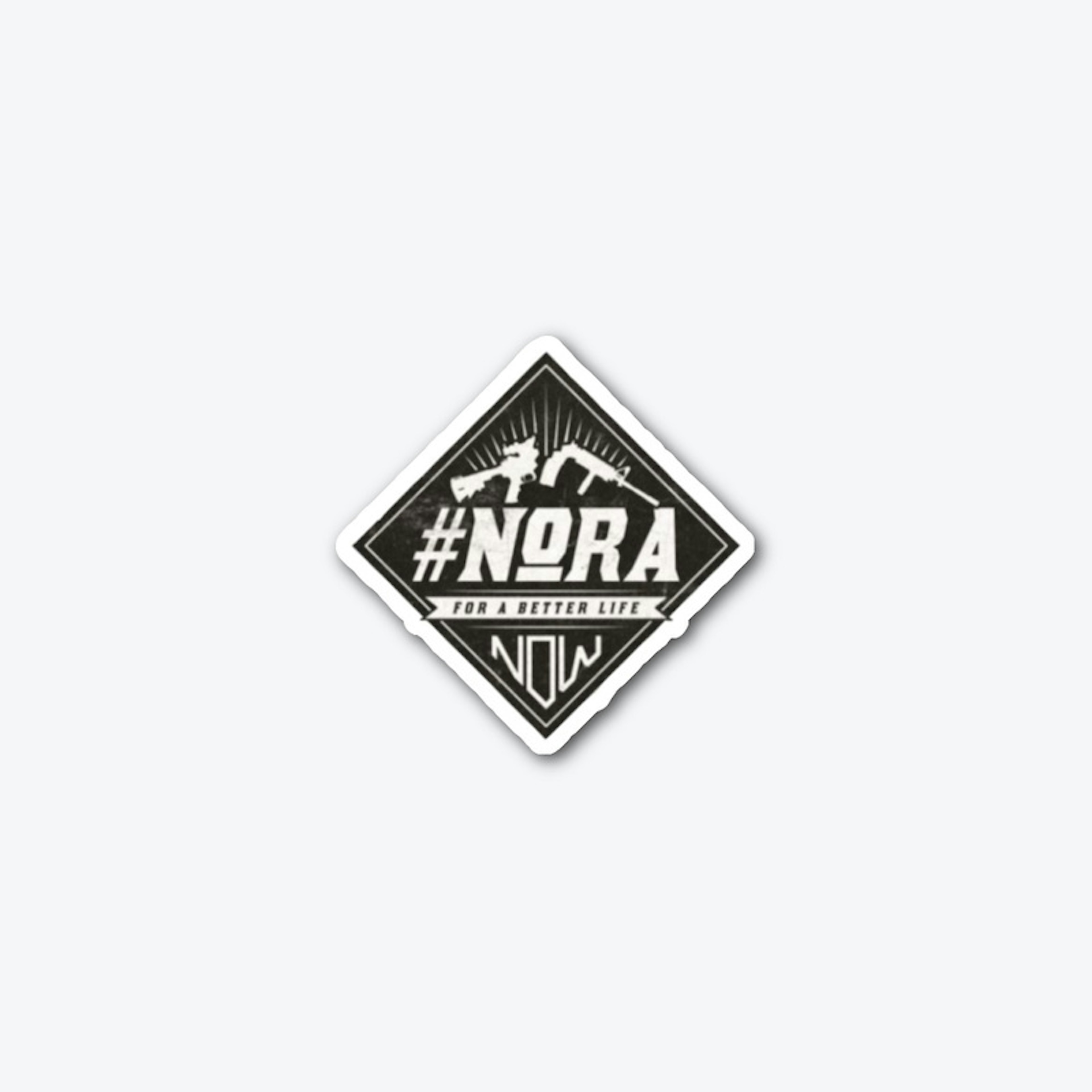 #NoRA Logo Die-Cut Sticker